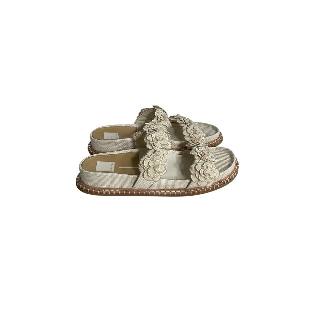 Dolce Vita Floral Cream Sherla Slide Sandals Size 9.5 - Picture 2 of 6